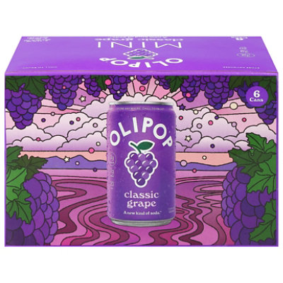 Olipop Prebiotic Soda Grape Mini 6-7.5fz - 6-7.5 FZ - Image 2