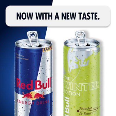 Red Bull Winter Edition Pistachio & Berries 80mg Caffeine Energy Drink - 4 - 12 fl oz - Image 2