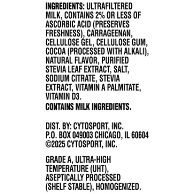 Muscle Milk 26G Protein Chocolate High Protein Shake - 14 Fl. Oz. - Image 3