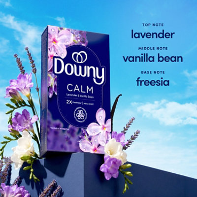 Downy Infusions Mega Dryer Sheets, Calm Lavender & Vanilla - 55 Ct. - 55 ct - Image 3