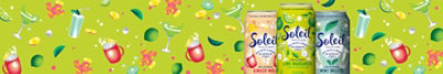 New Limited Edition Soleil Lemon Lime Sparkling Water flavor