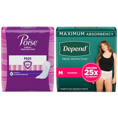 poise or depend Albertsons Coupon on WeeklyAds2.com