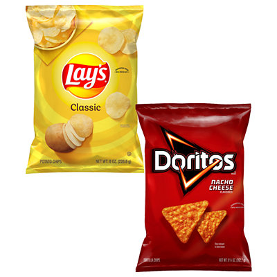 4.75-8-oz. Or 6-10.75-oz. Doritos or 9-13-oz. Tostito’s...