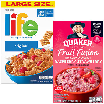 quaker instant oats life or crunch cereal Acme Coupon on WeeklyAds2.com