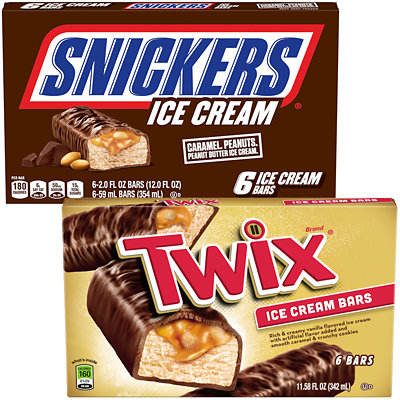 snickers twix or milky way ice cream bars Albertsons Coupon
