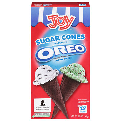 joy sugar w oreo or jumbo cones Albertsons Coupon