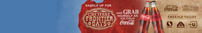 Saddle up for Cheyenne Frontier Days and grab yourself an ice-cold Coca-Cola.