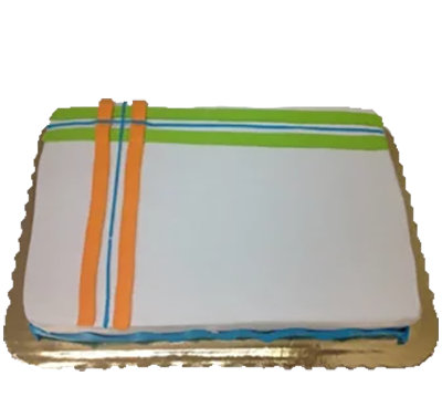 Plaid Sheet Cake