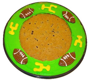 Message Cookie with Football & Goal Post Border