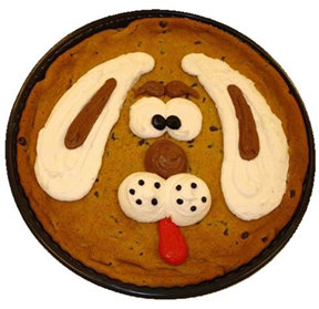 Message Cookie with Puppy Dog Face