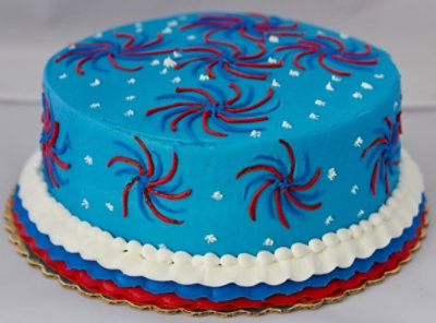 8" Patriotic Cake Layer Cake