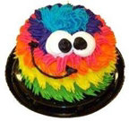 5" Double Layer Multi Colored Monster Cake