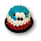 5" Double Layer Patriotic Monster Cake