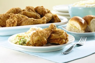 8 Pc Fried or Baked Chicken Meal