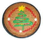 Christmas Tree Message Cookie