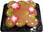9 Count Floral Cupcake Cake