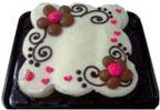9 Count Black & White Cupcake Cake