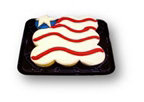 4th of July Small Flag Cupcake Cake