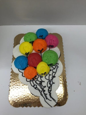 Balloons Cupcake Cake