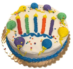 #10 8" Birthday Balloons & Candles