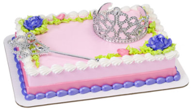 Crown and Scepter 1/4 Sheet Cake