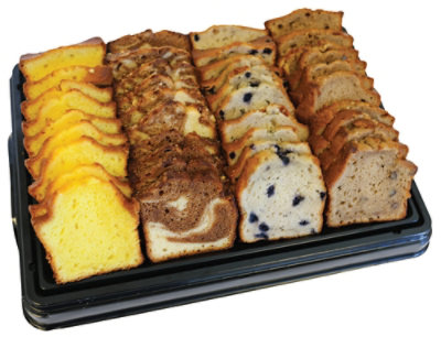 Sliced Loaf Cake Platter