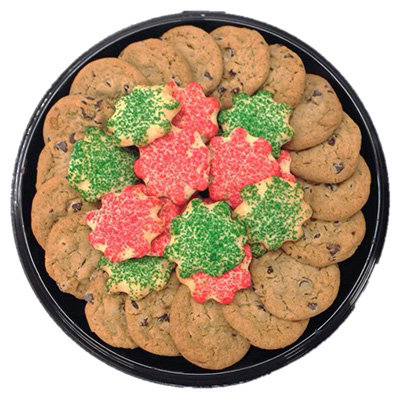 Spritz & Chocolate Chip Cookie Platter - Christmas