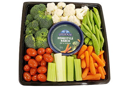 Vegetable Tray with Dip