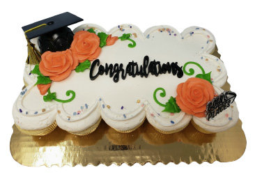 Congratulations Grad Cupcake Cake