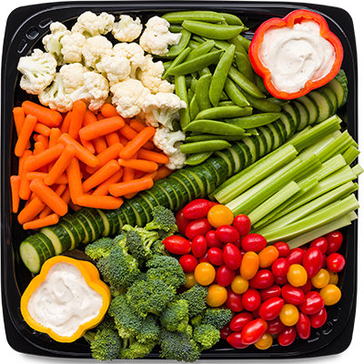 Vegetable and Dip Tray