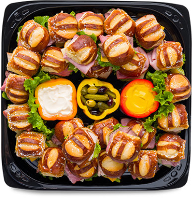 Pretzel Roll Slider Tray
