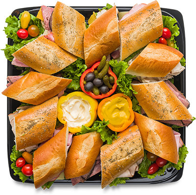 images of sandwich platters