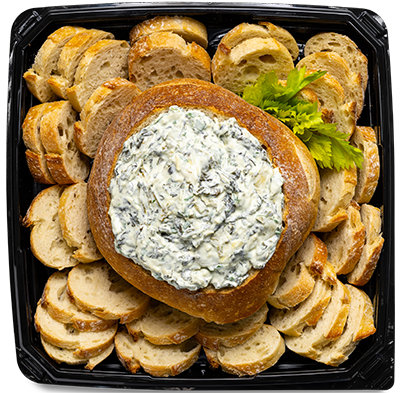 Snack Square Spinach and Boule Tray