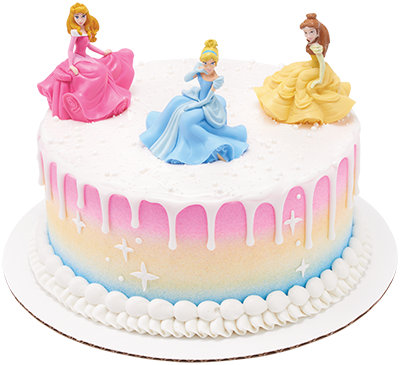 happy birthday disney princess cake