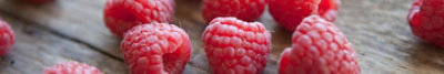 Fresh raspberries