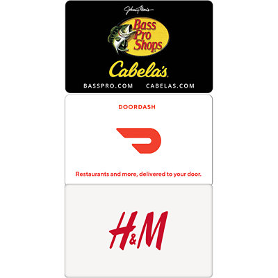 bass pro h m doordash gift cards Jewel-osco Coupon