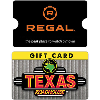 Regal & Texas Roadhouse Gift Cards! Albertsons Coupon