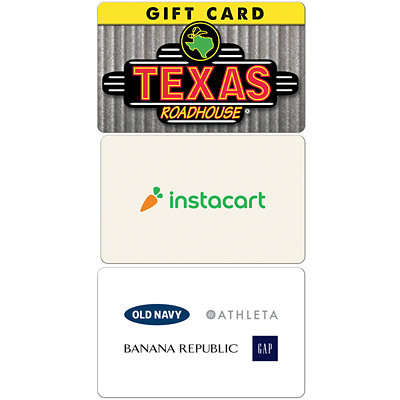 gap instacart texas roadhouse gift cards Acme Coupon