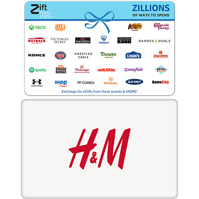 Zift Zillions & H&M Gift Cards! Acme Coupon