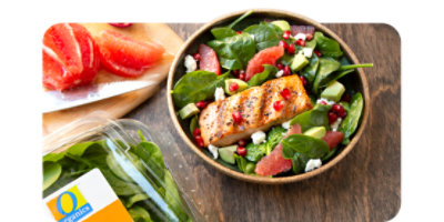 Spinach & Seasonal Fruit Salad