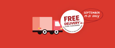 Free Delivery CODE: FLASHORFREE
