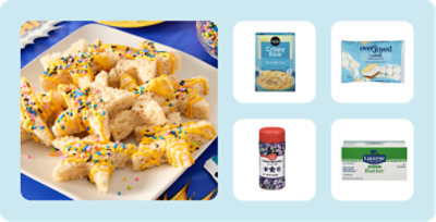 Shooting star crispy treats