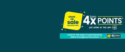 Earn 4x for U Points. Clip offer in the app.