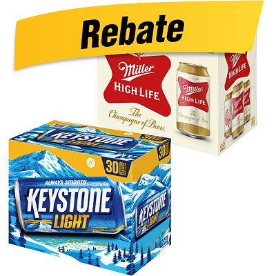 miller high life or keystone light Albertsons Coupon