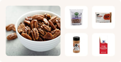 Candied pecans