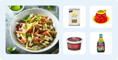 Caprese pasta salad