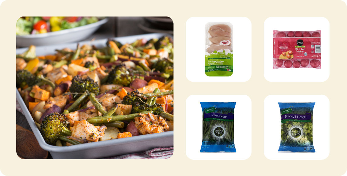 Chicken sheet pan