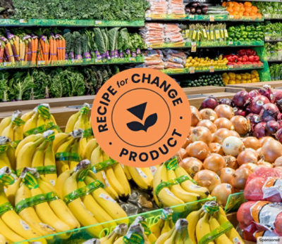 Image of produce. Recipe for change, product.