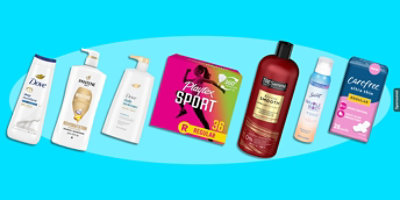Fresh and empowered, personal care products for women including Dove, Pantene and more.