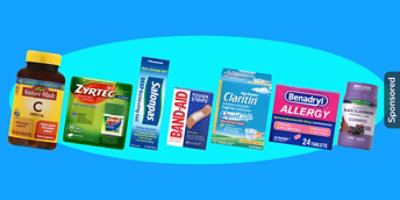 Earn 4x Points with NatureMade, Benadryl and other wellness products. 